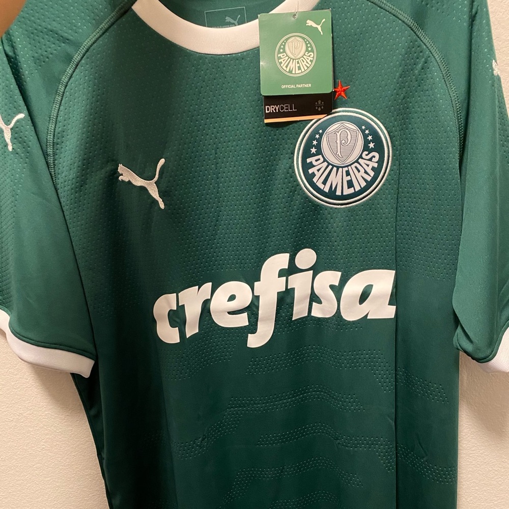 size XL plameiras home soccer jersey! NWT!